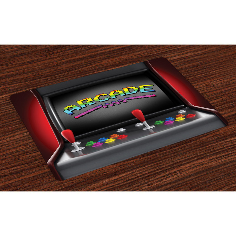 Platte Video Games Arcade Retro Fun Placemat