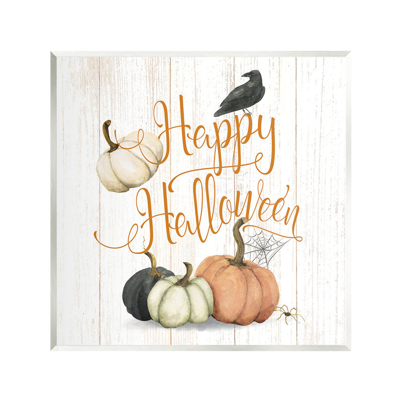 Art mural rustique «Happy Halloween» par Deane Beesley