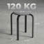 Powder Coated Steel Accent Stool