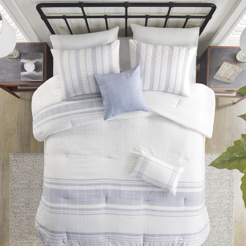 Édredon 100% coton - grand, avec tissu respirant grand et grand confort 6 pièces