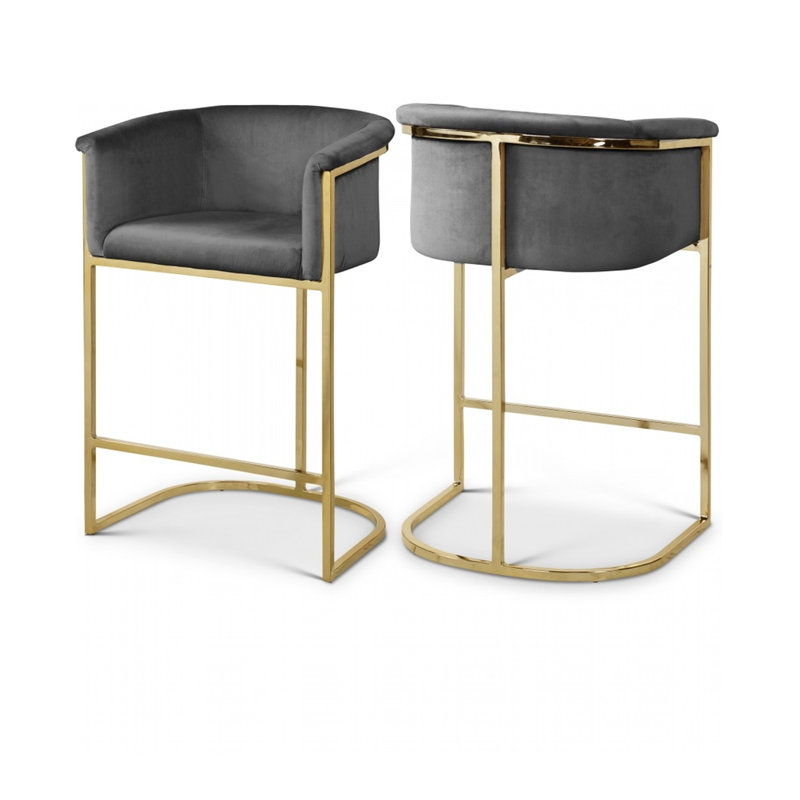 Tabouret Bucket, Gris
