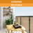 Coolaroo Beige Polyethylene Plastic Replacement Canopy
