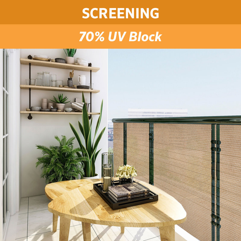 Beech Beige 6' x 15' UV Block Shade Fabric Roll