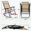Ensemble de 2 chaises berçantes pliantes avec confort ergonomique et fabrication durable résistante aux intempéries-1974843258