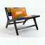 Chaise d'appoint Modern Boho - Structure en bois massif - Style scandinave-2110533548