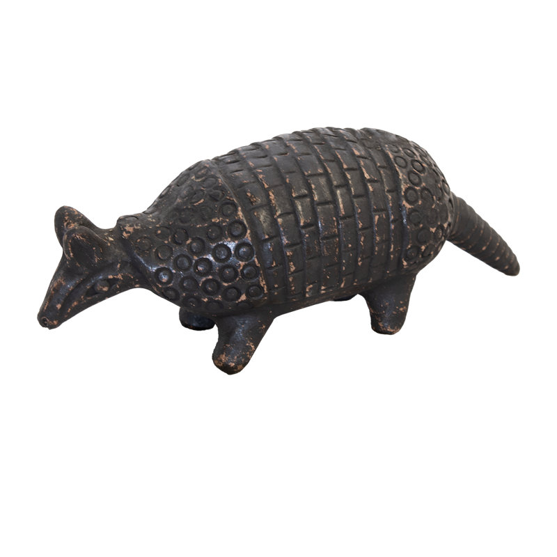 Figurine tatoo argile noire