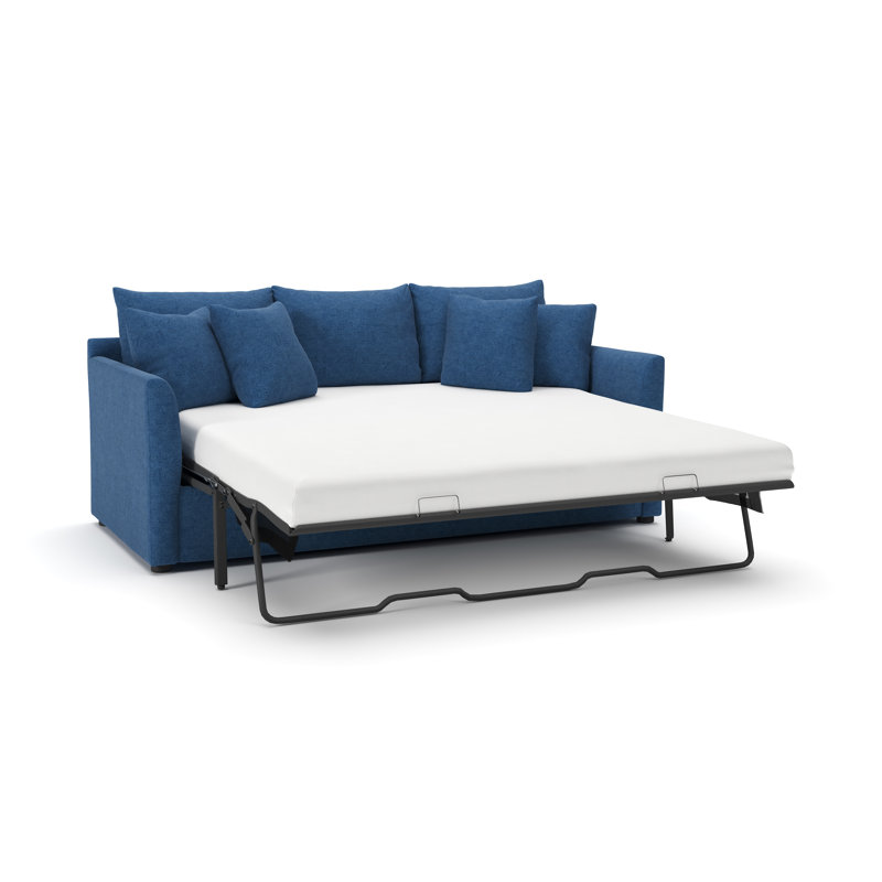 Cecelia Upholstered Sleeper Sofa, Classic Indigo