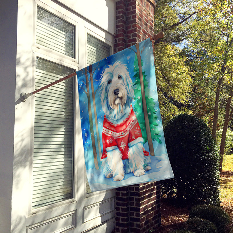 Double Sided Polyester Christmas, 40'' H x 28'' W
