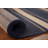 Striped Hand-Knotted Rectangle 7'10" x 9'10" Jute Area Rug in Beige/Blue