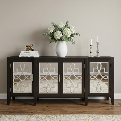 Console en bois massif HomeRoots