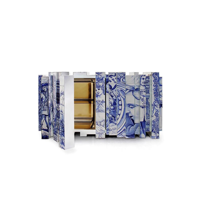 Hand-Painted Accent Cabinets 63.78 " W Sideboard