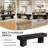 47.24" Black Entryway Bench With Stable Bases, Wooden Indoor Bench