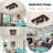 Farmhouse Rustic Ceiling Light For Kitchen, 6-Light Hallway Flush Mount Light Fixtures Ceiling Mount,23" Industrial Metal Cage Ceiling Light For Farmhouse,Kitchen,Hallway E26 Base-125845308-125845310