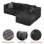 Canapé en mousse confortable en chenille pour les petits espaces modernes