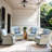 Bonia Swivel Rocker Patio Gliding Chair with Cushions (Set of 4)-1863343508
