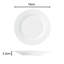 Waterside 18pc White Rim Porcelain Dinner Set