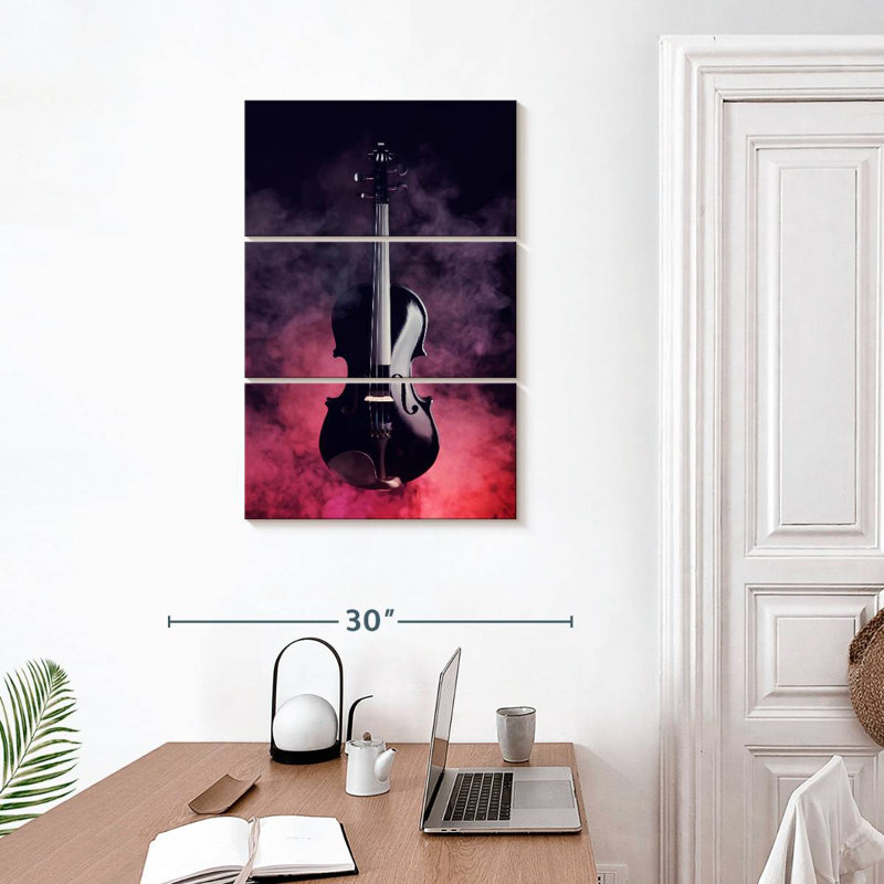 Abarca Black Violin Smoke, 32" H x 20" W