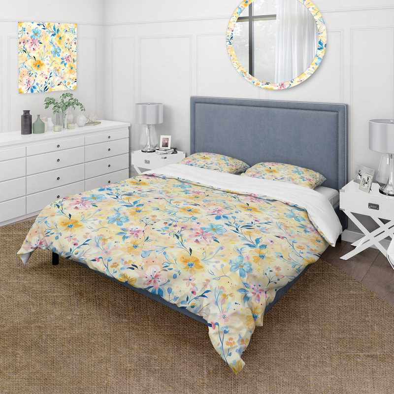 Ensemble de housse de couette Boho, Housse de couette très grand + 2 taies décorativ