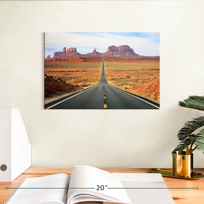 Mehar célèbre route de Monument Valley, H 8 po x l 12 po
