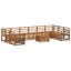 363cm Wide Patio Sectional Set