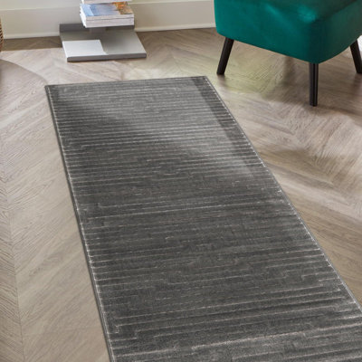 Tapis gris et argent Latitude Run® Mirage Nikica