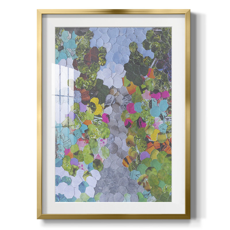 Jardin magenta - impression encadrée