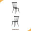 [Ensemble de 2] Chaises de ferme rustiques, chaises d'appoint en bois massif-591498992
