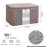 Fabric Storage Bin Bags Set with Metal Frame(Extra Large-100L)
