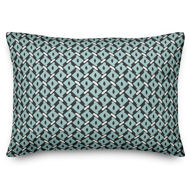 Coussin Whimsical Diamond, Bleu / vert