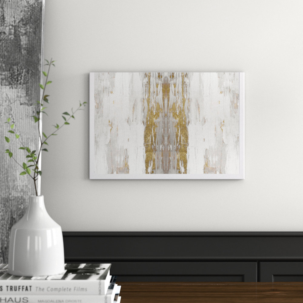 Sensation White Abstract Art - Art Prints Print