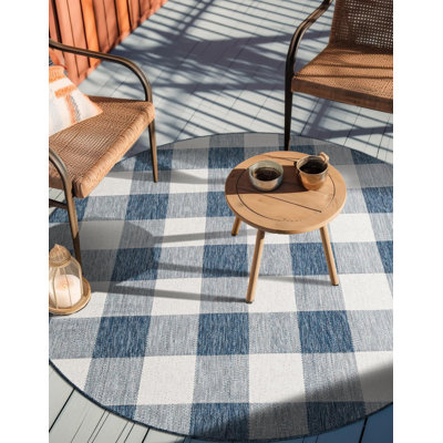 Tapis intérieur / extérieur bleu Borland