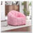 Comfy Corduroy Large Bean Bag Chairs with Armrests-1813164837