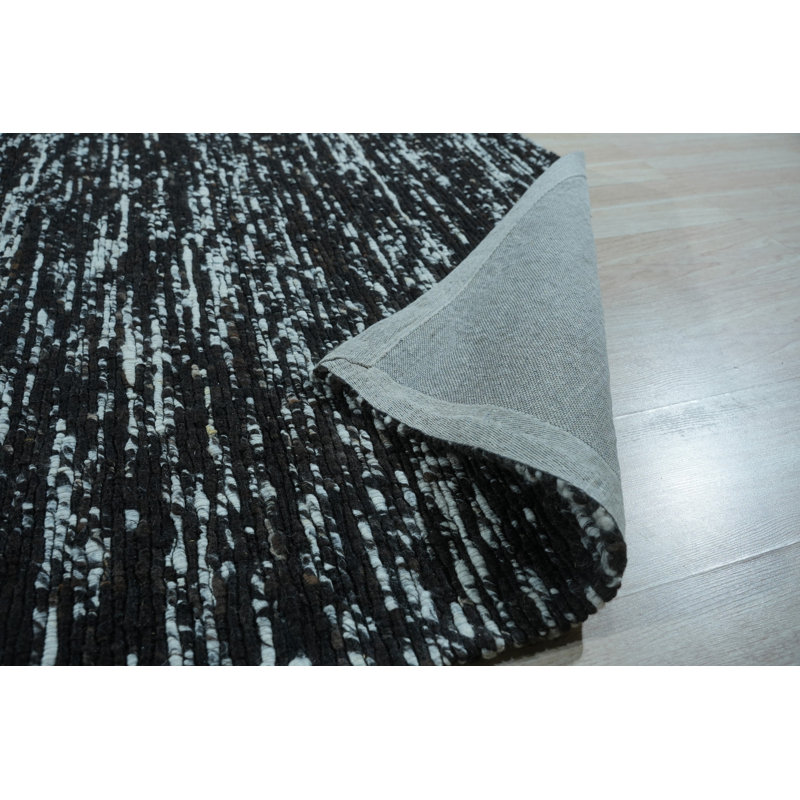 Tapis noir Akailah, Tapis de couloir 3 pi x 12 pi