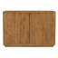 Buffet 2 portes Bernard en finition acajou moderne sur bois d'acacia massif