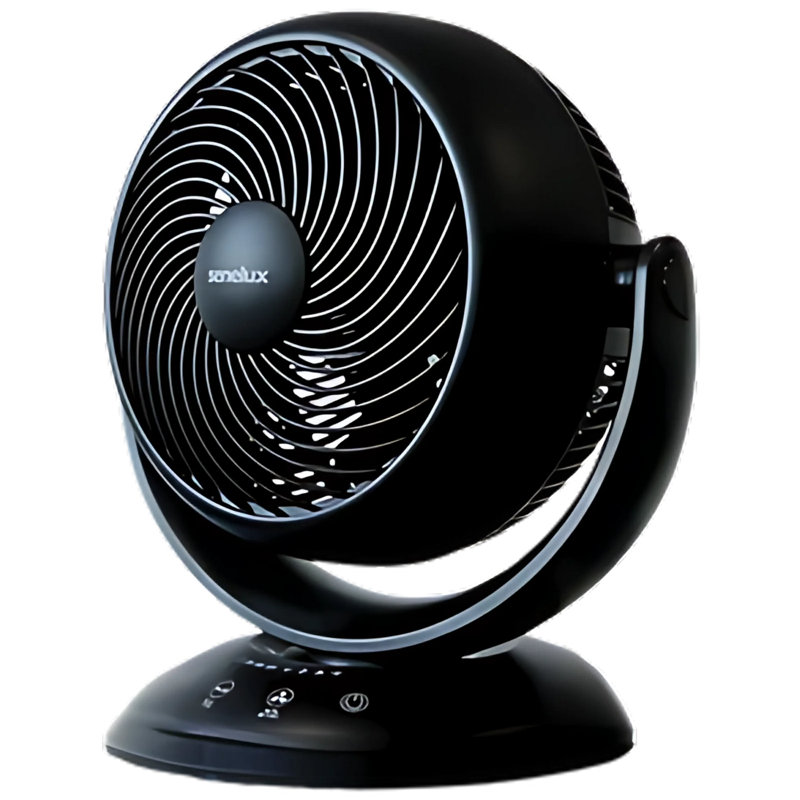 Senelux 8 Inch Cooling Fan with Remote Control, Automatic Oscillation