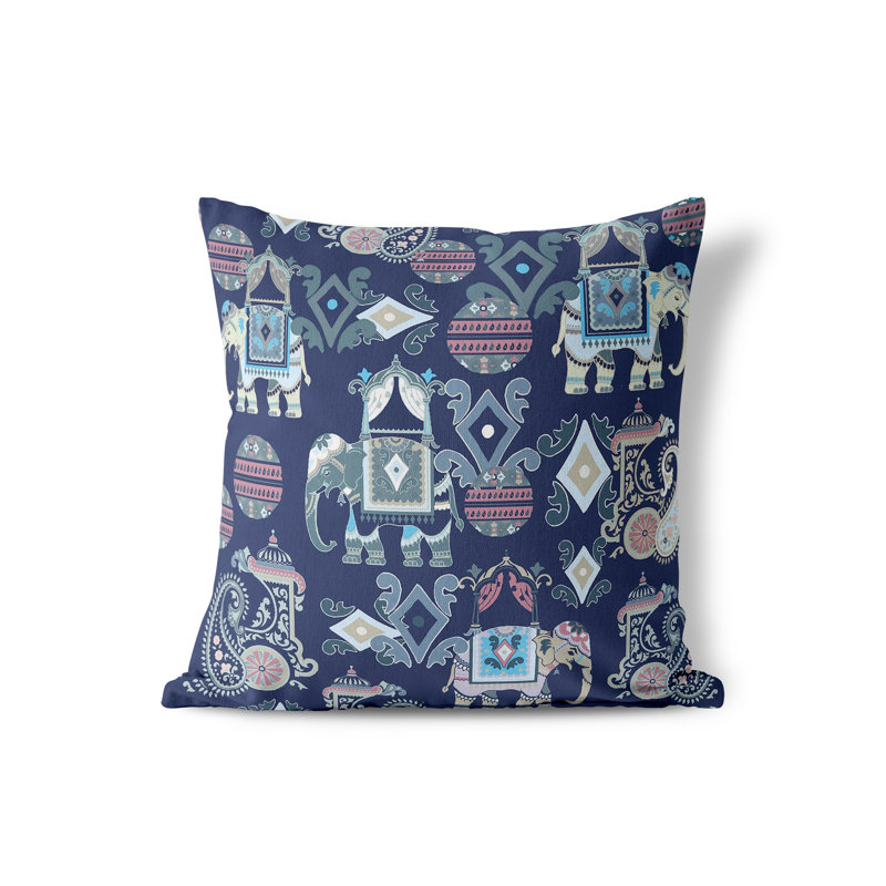 Juleah Outdoor Reversible Throw Pillow, 16" x 16"