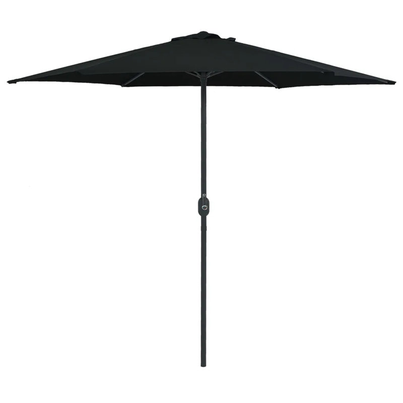 ClipperCove 270cm Market Parasol, Black