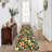 Modern Area Rug Washable Floral Print Floor Mat With Rubber Backing, Stain-Resistant Farmhouse Indoor Carpet, Soft Low Pile Accent Rugs for Bedroom-67907174