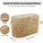 Toilet Paper Basket With Lid,Wicker Basket For Bathroom Organizers And Storage,Holds Up To 6 Mega Rolls, Decorative Hand-Woven Rattan Bathroom Decor Accessories,Natural Water Hyacinth