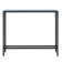 Lathem Glass Top Console Table