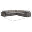 Canapé modulaire en velours réversible Cozy-25188491