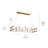 6 - Light Steel Dimmable Kitchen Island Square / Rectangle Chandelier-11120596