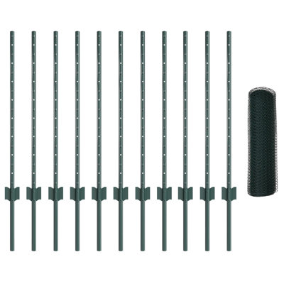 80 cm H x 2500 cm W Steel Fencing Kits Fencing