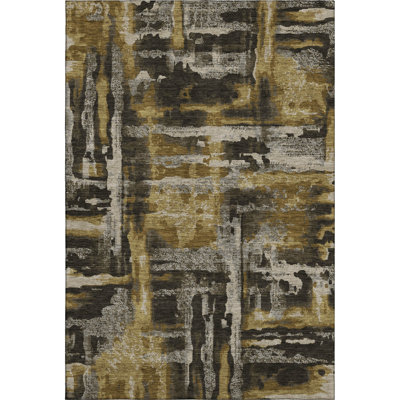 Premium Machine Washable Mayfield Abstract Rug
