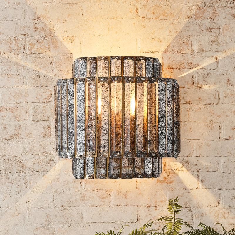 1 - Light Dimmable Flush Mounted Wall Sconce