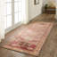 Debary Machine Washable Performance Orange/Pink/Brown Rug-1682649319