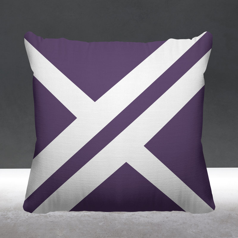 Coussin intérieur / extérieur Timber, L 15 po x H 15 po, Mauve