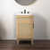 Javer 20'' Single Bathroom Vanity with Ceramic Top