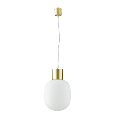 Davy 1 - Light Gold Single Pendant