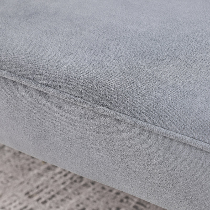 Canapé-lit convertible 72,5 po Modern, Gris